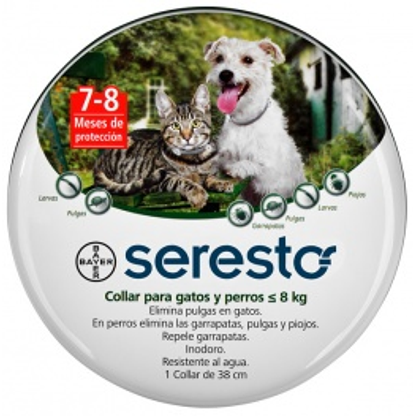 Seresto Collar Gatos Y Perros < 8 Kg.