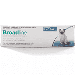 Broadline Pipeta Gatos < 2.5 Kg. 0.3 Ml