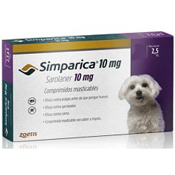 Simparica 2,6 -  5 Kg. 3 Comprimidos