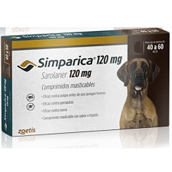Simparica 40,1  -  60 Kg. 3 Comprimidos