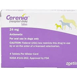 Cerenia 24 Mg X 4 Comprimidos