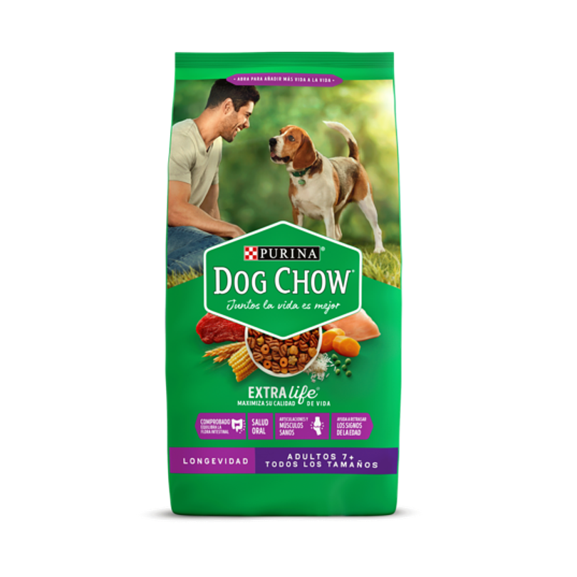 Dog Chow  Adultos 7 Longevidad 3 Kg.