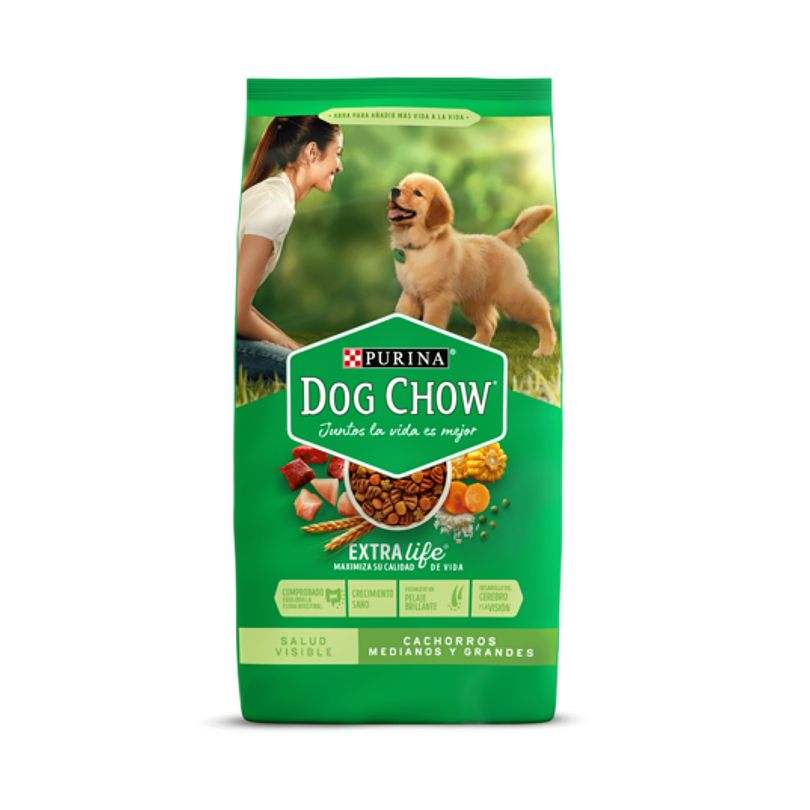 Dog Chow Cachorros Medianos Y Grandes 8 Kg.