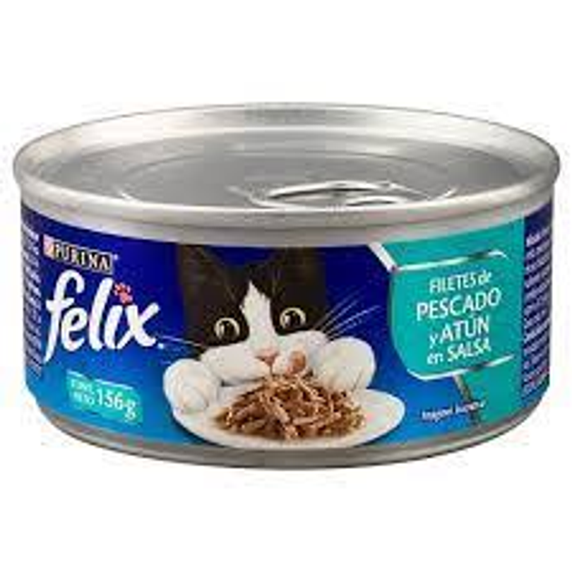 Felix Lata Filete Pescado Y Atun En Salsa 156 Gr