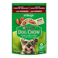 Dog Chow Adult Todos Los Tamaño Cordero 100 Gr