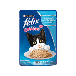Felix Gatito Pescado En Salsa 85 Gr