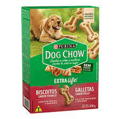 Dog Chow Galletas Pollo Med Y Gde 500 Gr.