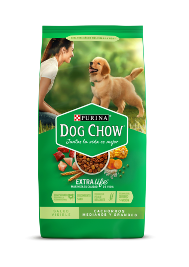 Dog Chow Cachorros Medianos Y Grandes 24 Kg.