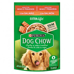 Dog Chow Ad Mini Peq Con Salmon 85 Gr