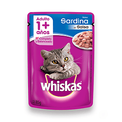 Whiskas Sardina En Salsa 85 Gr