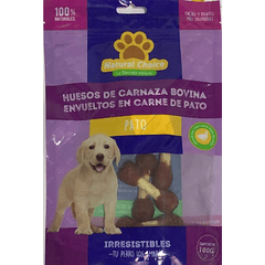 Snack Hueso Carnaza Bovina Pato 100 Gr Hc090