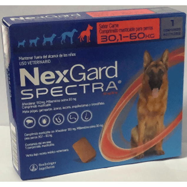 NEXGARD SPECTRA 30.1-60 KG 1 COMP