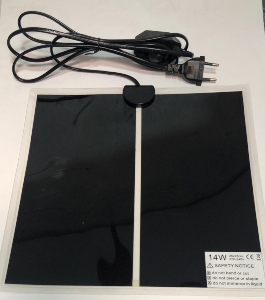 Calefactor Placa 14 W Con Dimer Td-04