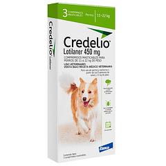 Credelio 11-22 Kg 450 Mg 3 Comp 