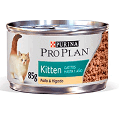 Pro Plan Kitten Lata Pollo Higado 85 Gr