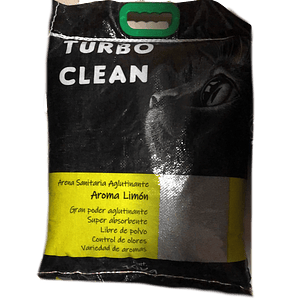 ARENA TURBO CLEAN AGLUTINANTE LIMON 10 KG