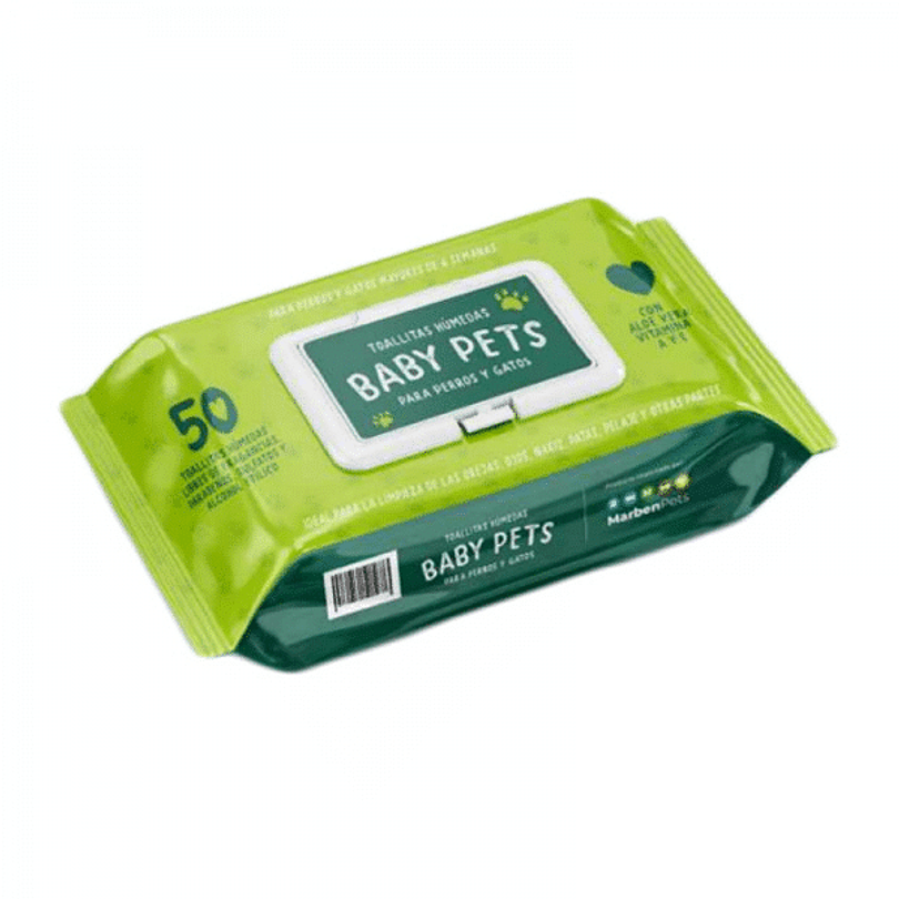 Toallitas Humedas Baby Pets 50 U