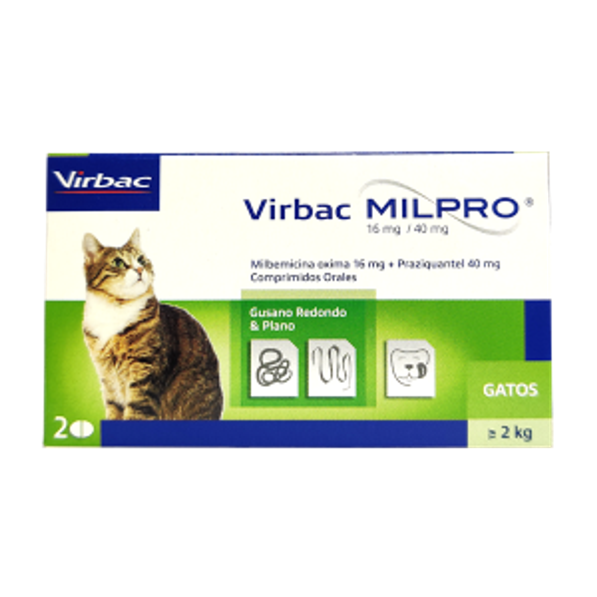 Virbac Milpro Gato >= 2 Kg