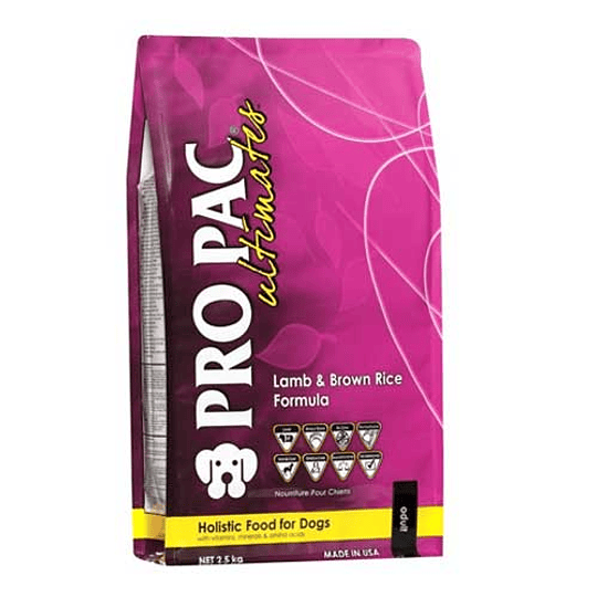 PRO PAC LAMB & BROWN RICE DOGS 2.5 KG