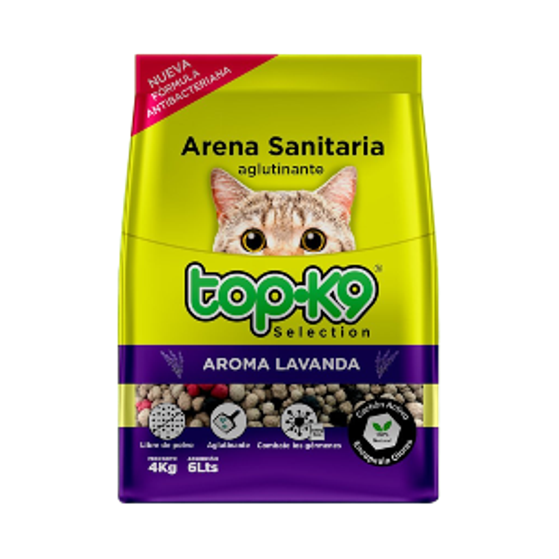 Topk9 Arena Aglutinante Lavanda 4 Kg 2