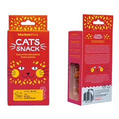 Cat Snack - Galletas Rellenas Atun Con Pollo 80 Gr