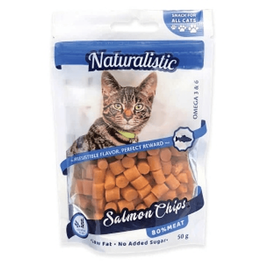 NATURALISTIC SALMON CHIPS 50 GR C2067