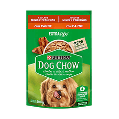 Dog Chow Mini Peq Carne 100 Gr