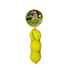 Turbo Dog Pelota 4,0 Cm (3 Por Envase) Sdr-110