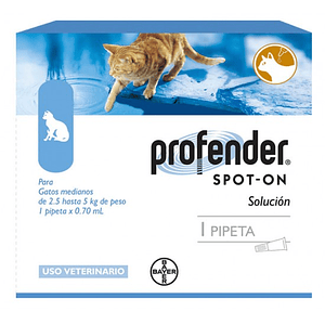 PROFENDER SPOT-ON CATS 2,5 - 5 KG.