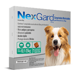 Nexgard De 10,1 A 25 Kg. 1 Comp 68 Mg