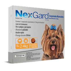 Nexgard De 2,0 A 4 Kg.  1 Comp 11.3 Mg