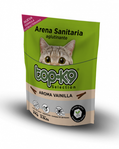 Topk9 Arena Aglutinante Vainilla 2 Kg