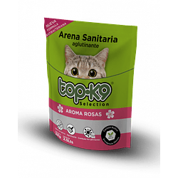 Topk9 Arena Aglutinante Rosas 2 Kg