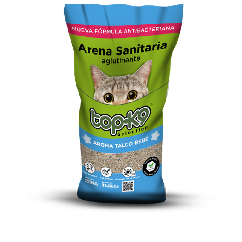 Topk9 Aglutinante Talco Bebe 25 Kg