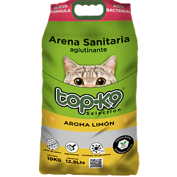 Topk9 Arena Aglutinante Limon 10 Kg