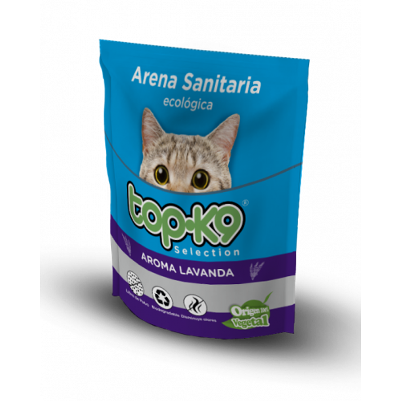 Topk9 Arena Ecologica Lavanda 2 Kg 2