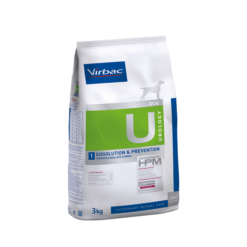 Hpm Virbac Dog U1 Urology Dissolution & Prevention 3 Kg. 