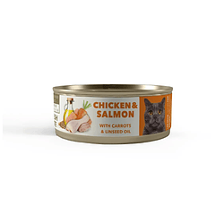 Amity Chicken And Salmon Adult Cat 80 Gr