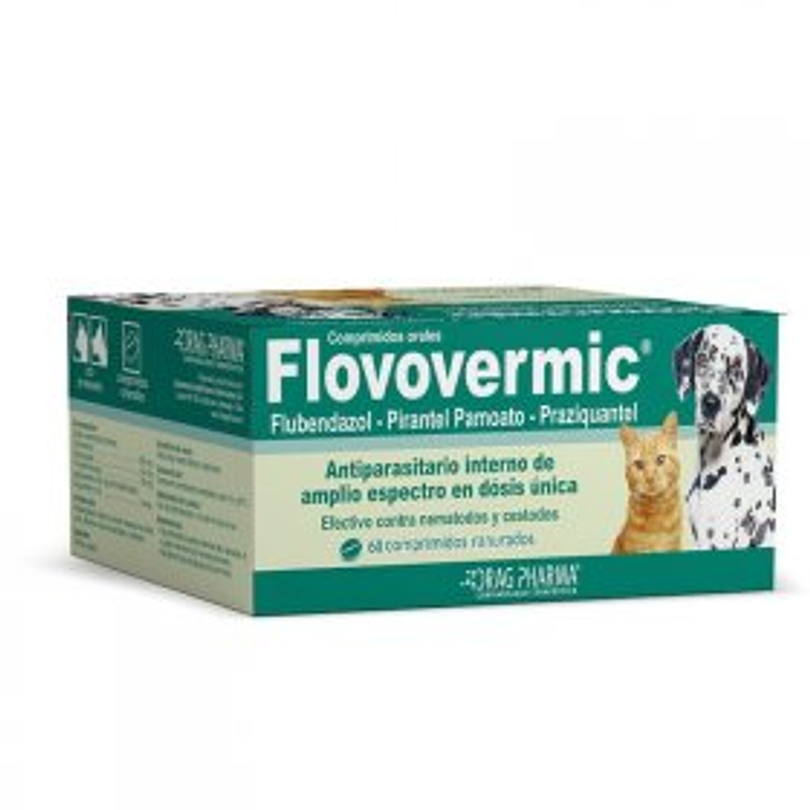 Flovovermic Hasta 10 Kg Caja 60 Comprimidos