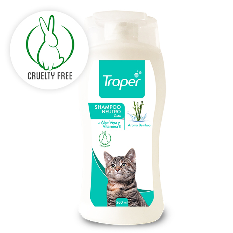 Traper Shampoo Neutro Gato Aroma Lavanda 260 Ml 
