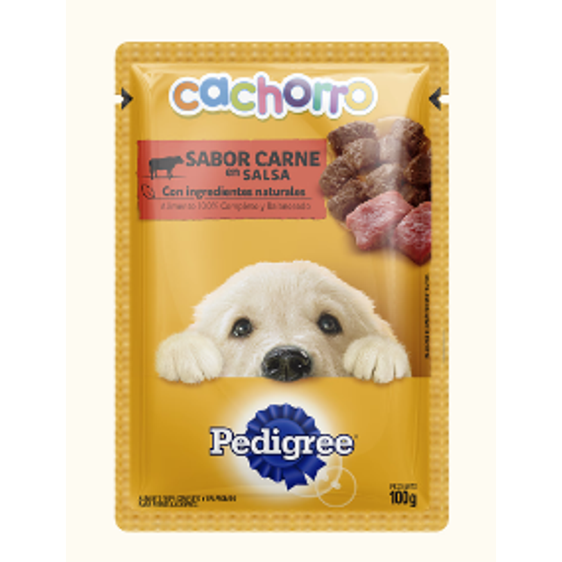 Alimento Húmedo Pedigree Cachorro Carne 100 Gr