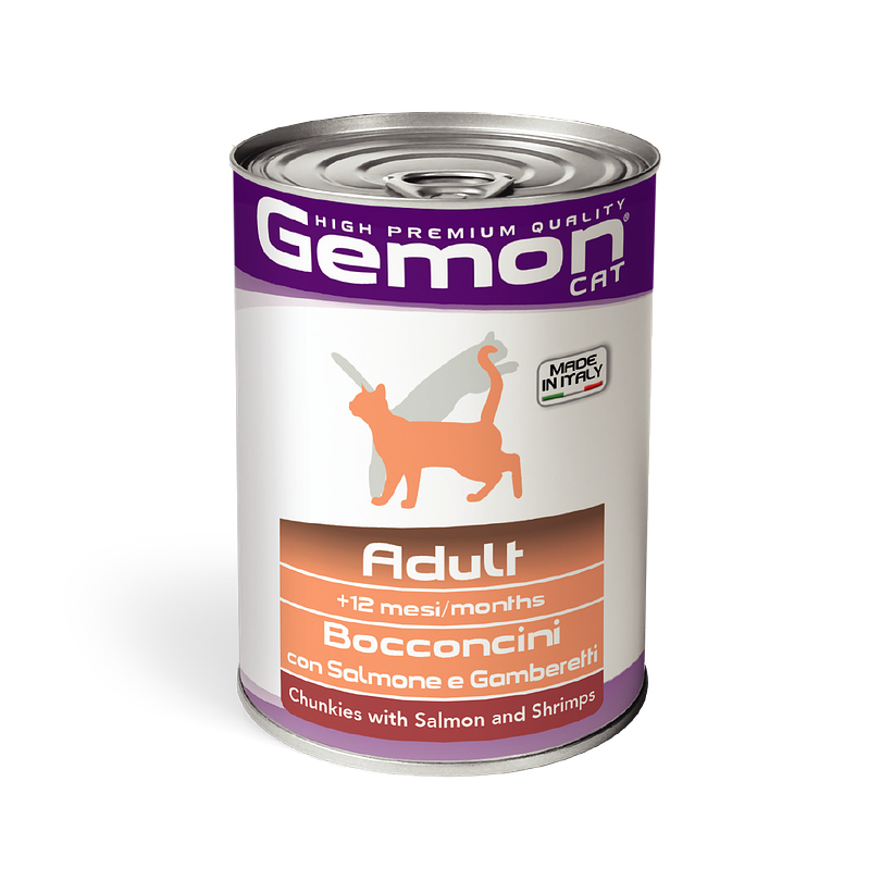 Gemon Cat Adult Salmon Shrimps 415 Gr