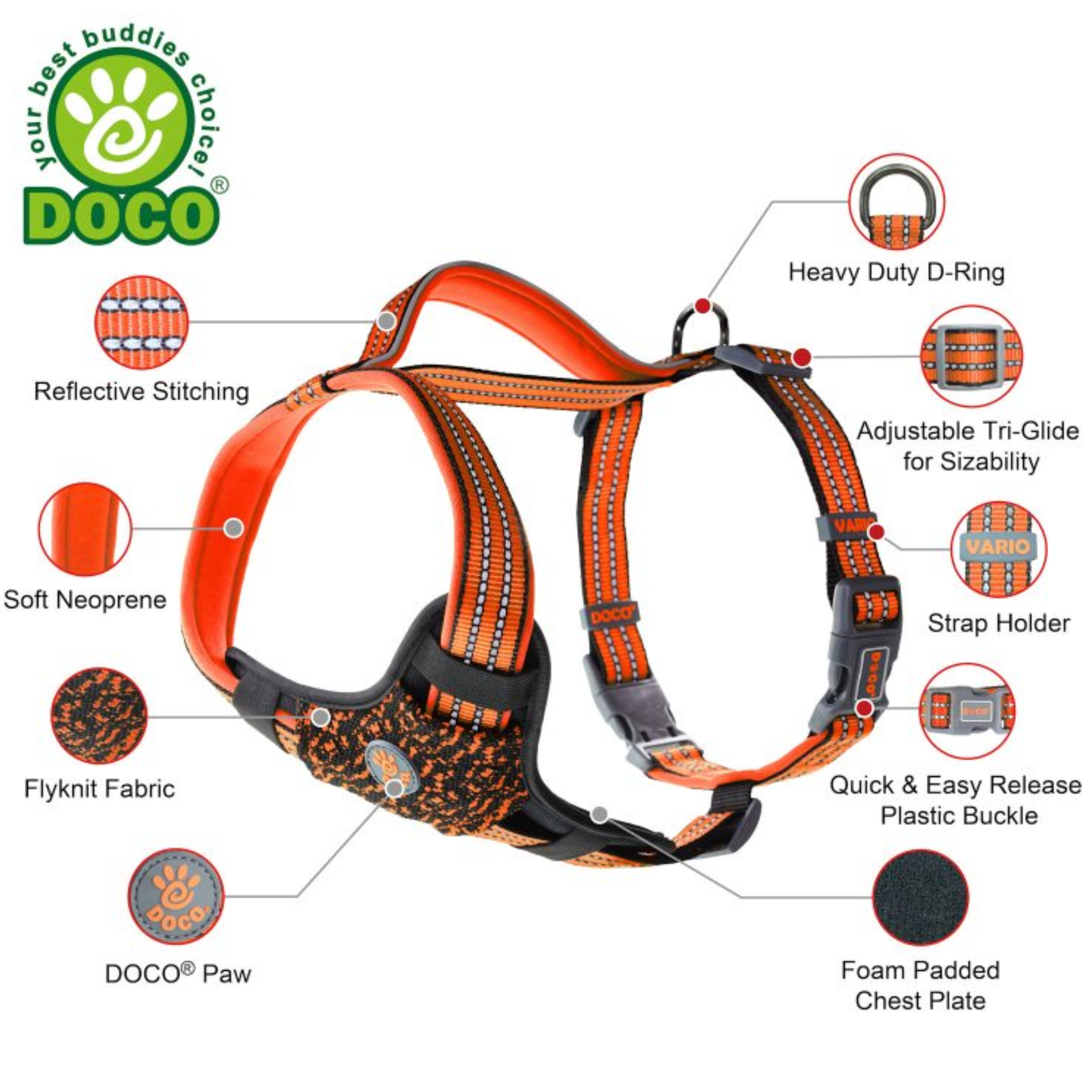 Arnes Doco Anti Tirones Dcv206