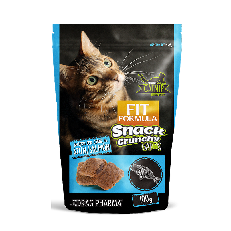 Fit Formula Snack Gato Crunchy Atun Salmon 100 Gr