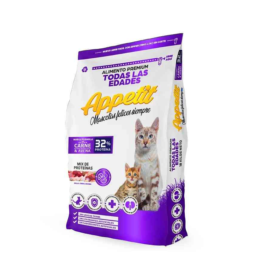 Appetit Gato Todas Las Edades 10 Kg