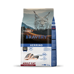 Bravery Herring Adult Cat Sterilized 2 Kg