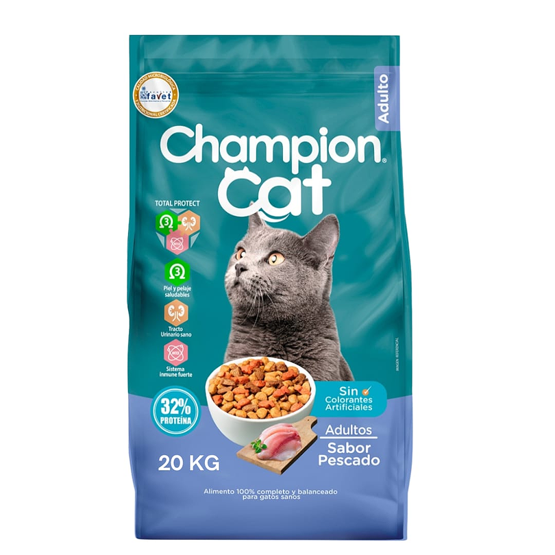 Champion Cat Adulto Pescado 20 Kg