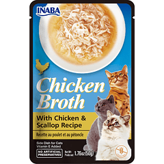 Display 6 Unidades Inaba Chicken Broth With Chicken Y Scallop Recipe 50 Gr