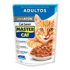 Master Cat Trocitos Jugosos Adulto Sabor Atún 85 gr