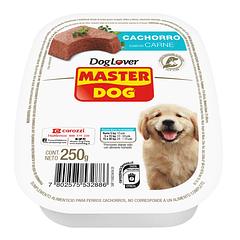 Master Dog Paté Cachorro sabor carne 250 Gr